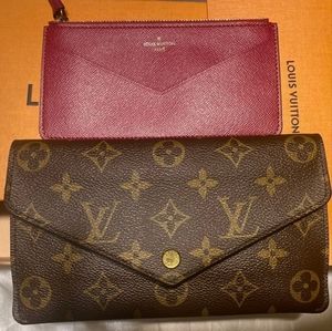 LOUIS VUITTON LOT - MONOGRAM Wallet AND Coin Purse, LIKE NEW!